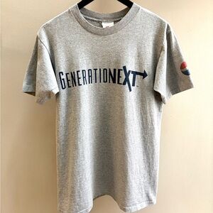 Pepsi VTG 90s grey “Generation Next” t-shirt M Made in USA
